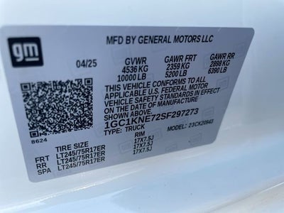 2025 Chevrolet Silverado 2500 HD LT