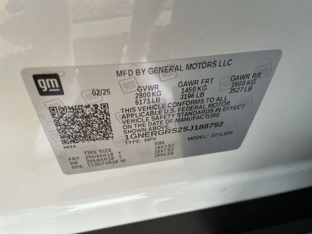 2025 Chevrolet Traverse LT