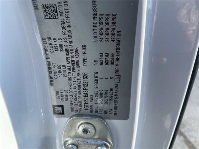 2015 GMC Canyon 2WD SL