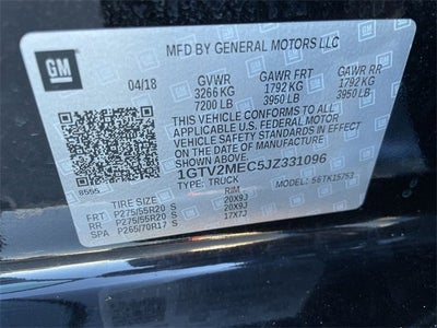 2018 GMC Sierra 1500 SLE