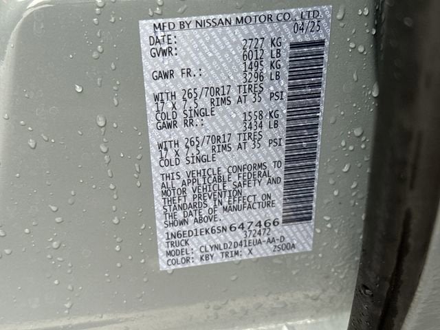 2025 Nissan Frontier PRO-4X - Photo 28