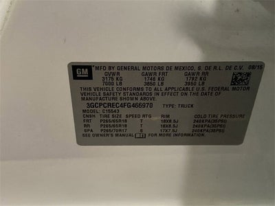 2015 Chevrolet Silverado 1500 LT