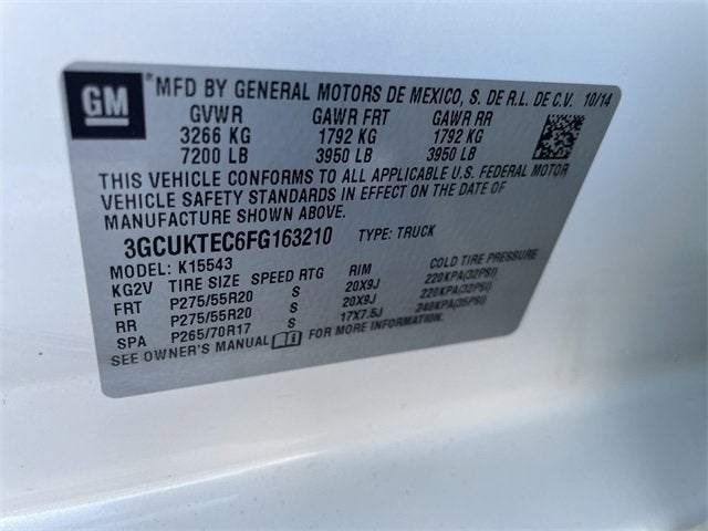 2015 Chevrolet Silverado 1500 High Country