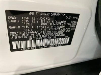 2018 Subaru Outback 3.6R Touring