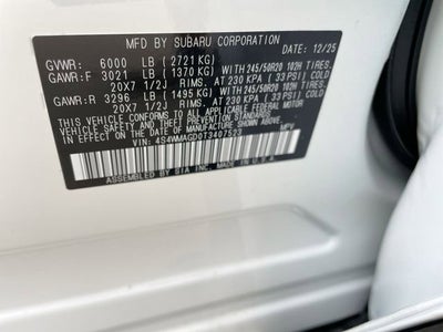 2026 Subaru Ascent Limited 7-Passenger