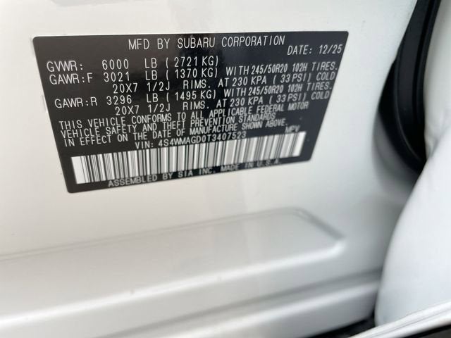 2026 Subaru Ascent Limited 7-Passenger