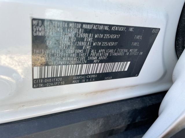 2022 Toyota RAV4 Hybrid XLE