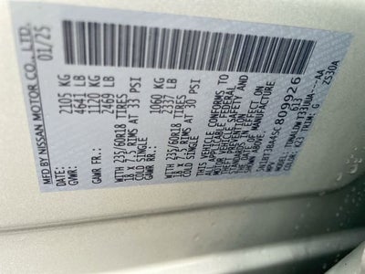 2025 Nissan Rogue SV