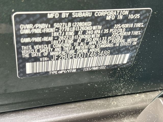 2026 Subaru Outback Touring