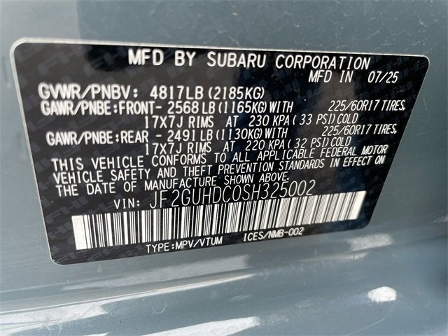 2025 Subaru Crosstrek Premium