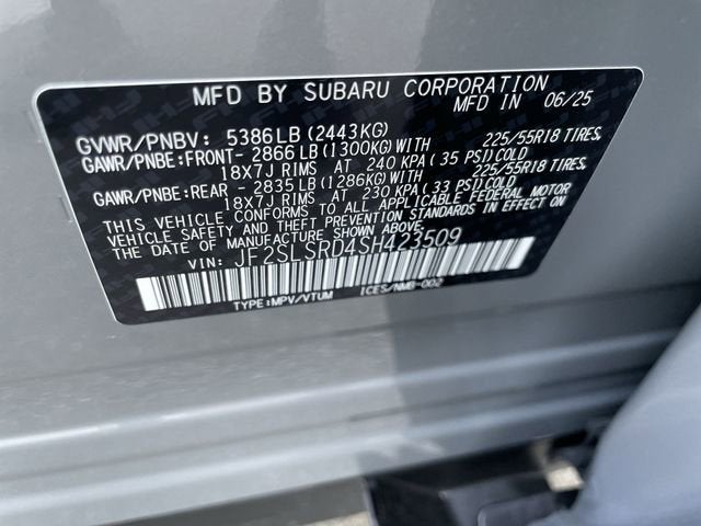 2025 Subaru Forester Limited Hybrid