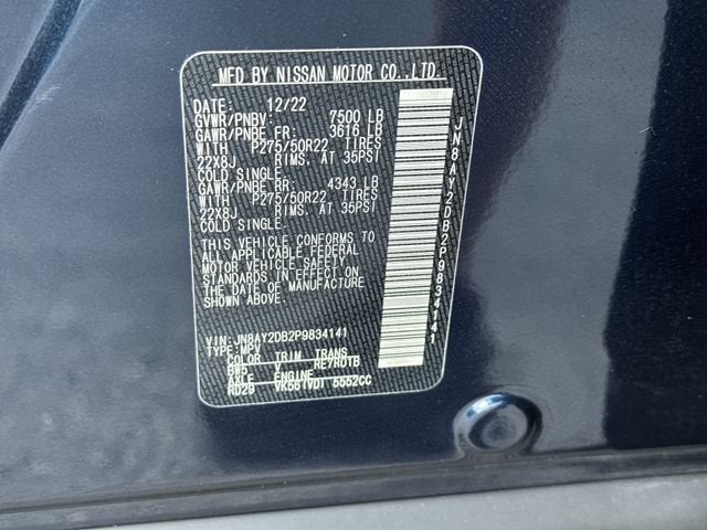 2023 Nissan Armada Platinum 4WD