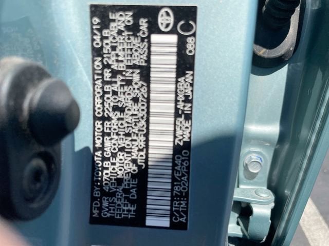 2019 Toyota Prius XLE