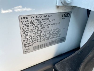 2017 Audi Q7 3.0T Premium