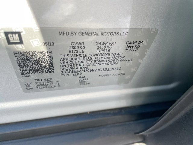 2019 Chevrolet Traverse 3LT