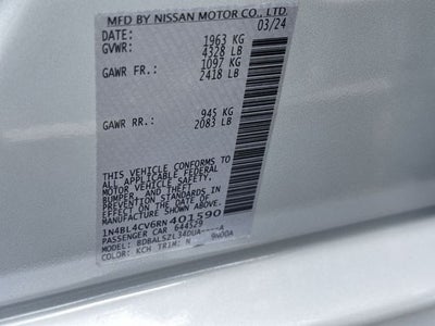 2024 Nissan Altima 2.5 SR