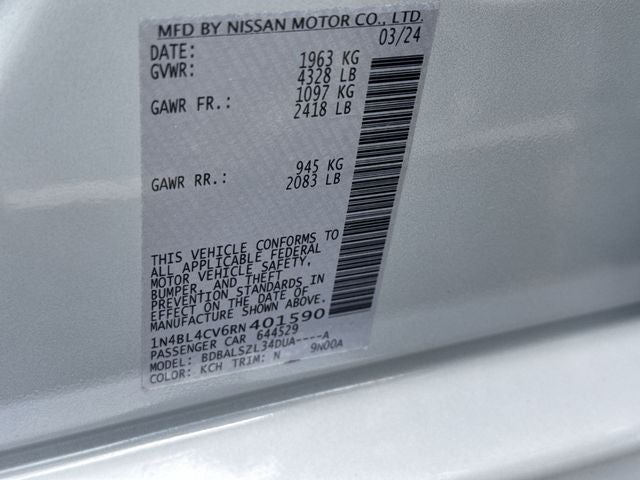 2024 Nissan Altima 2.5 SR