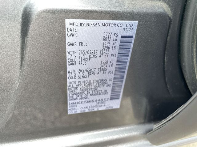2024 Nissan Frontier SL