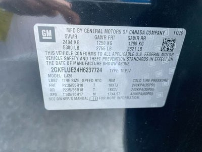 2017 GMC Terrain SLT