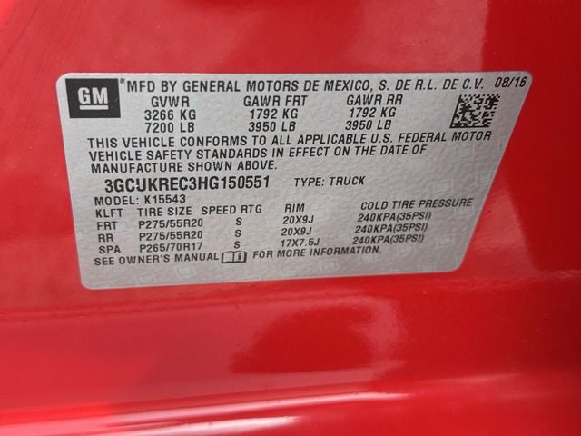 2017 Chevrolet Silverado 1500 LT LT2