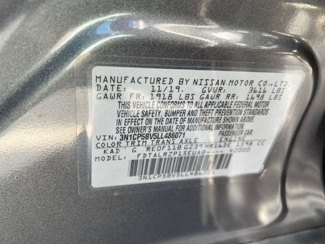 2020 Nissan Kicks S