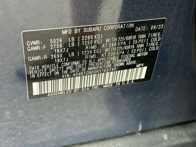 2024 Subaru Outback Limited XT