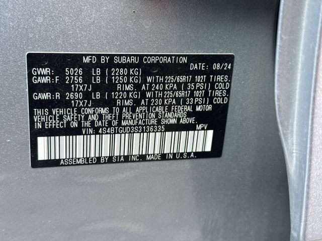 2025 Subaru Outback Wilderness