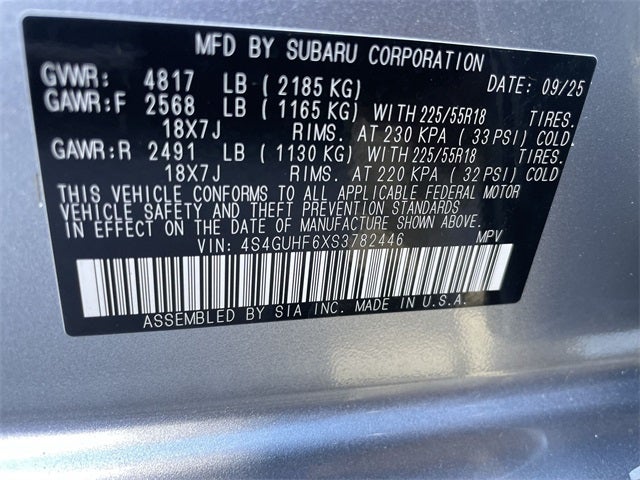 2025 Subaru CROSSTREK Sport