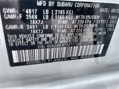 2025 Subaru CROSSTREK Limited