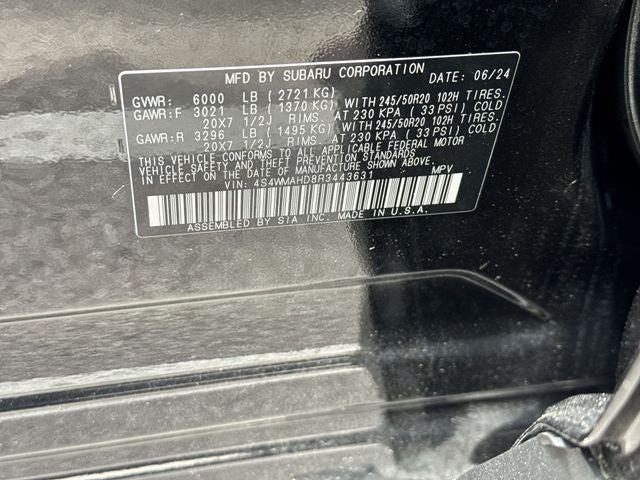 2024 Subaru Ascent Onyx Edition