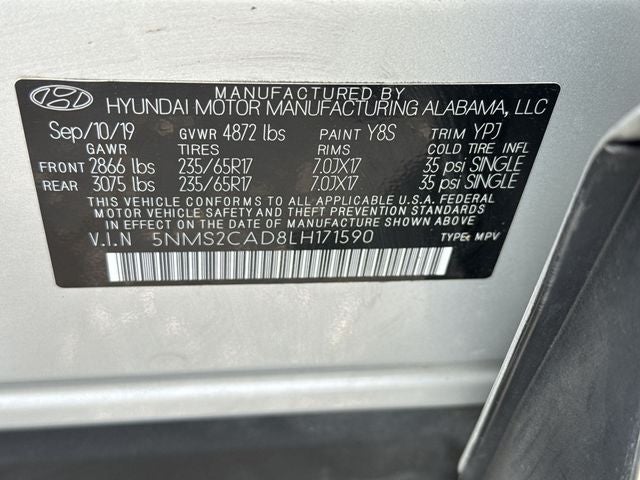 2020 Hyundai Santa Fe SE