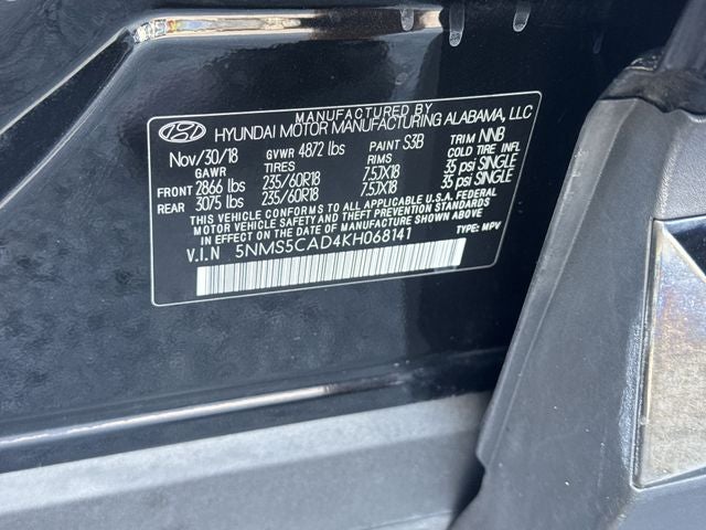 2019 Hyundai Santa Fe Limited