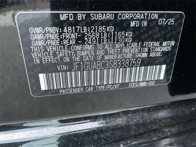 2025 Subaru IMPREZA Base