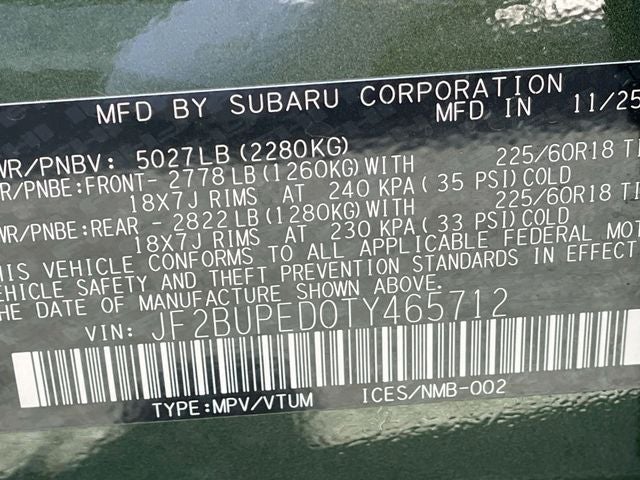 2026 Subaru Outback Touring