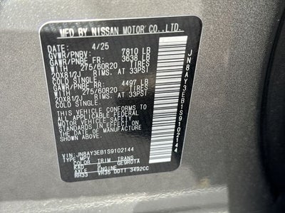 2025 Nissan Armada Platinum
