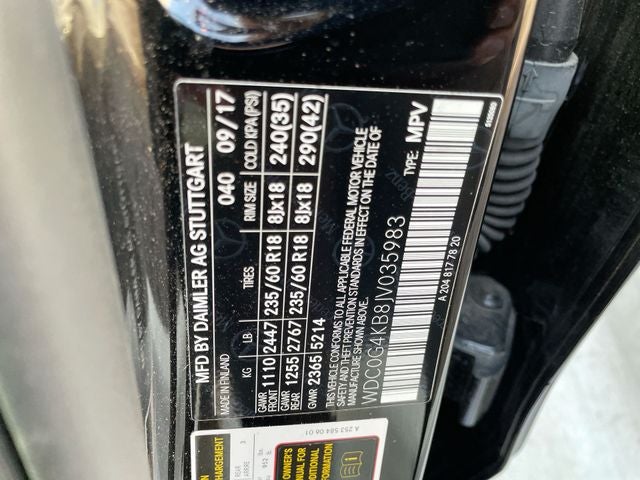 2018 Mercedes-Benz GLC GLC 300 4MATIC®