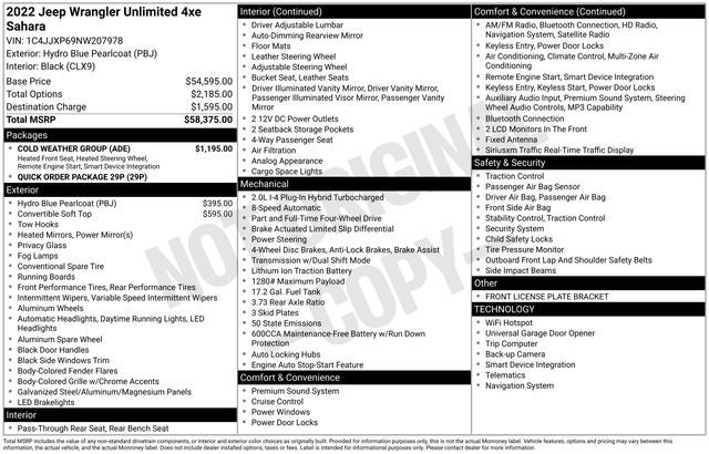 2022 Jeep Wrangler Unlimited Sahara 4xe