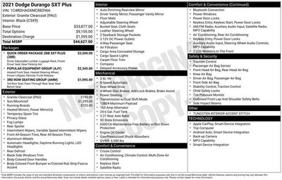 2021 Dodge Durango SXT Plus
