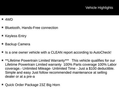 2023 RAM 1500 Big Horn Crew Cab 4x4 5'7" Box