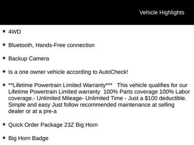 2022 RAM 1500 Big Horn/Lone Star