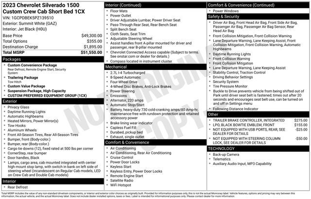 2023 Chevrolet Silverado 1500 Custom
