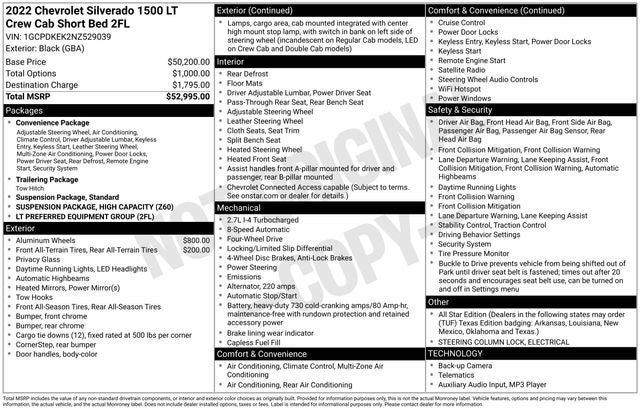 2022 Chevrolet Silverado 1500 LT