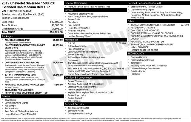 2019 Chevrolet Silverado 1500 RST