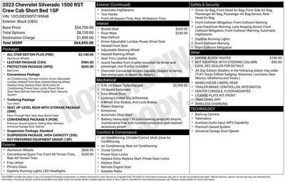 2023 Chevrolet Silverado 1500 RST
