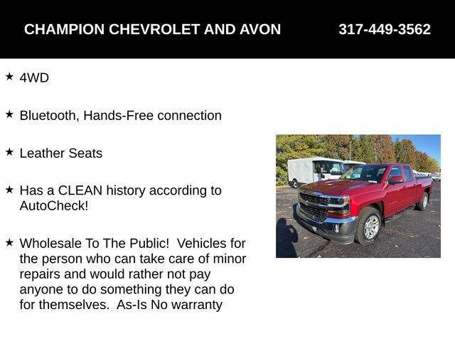 2018 Chevrolet Silverado 1500 LT LT1