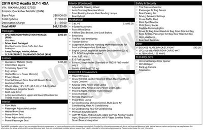 2019 GMC Acadia SLT-1