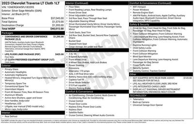 2023 Chevrolet Traverse LT 1LT