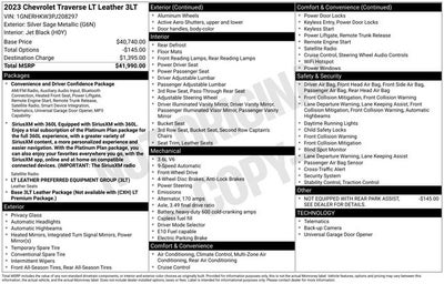 2023 Chevrolet Traverse LT Leather