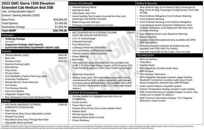 2023 GMC Sierra 1500 Elevation