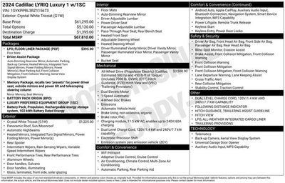 2024 Cadillac LYRIQ Luxury